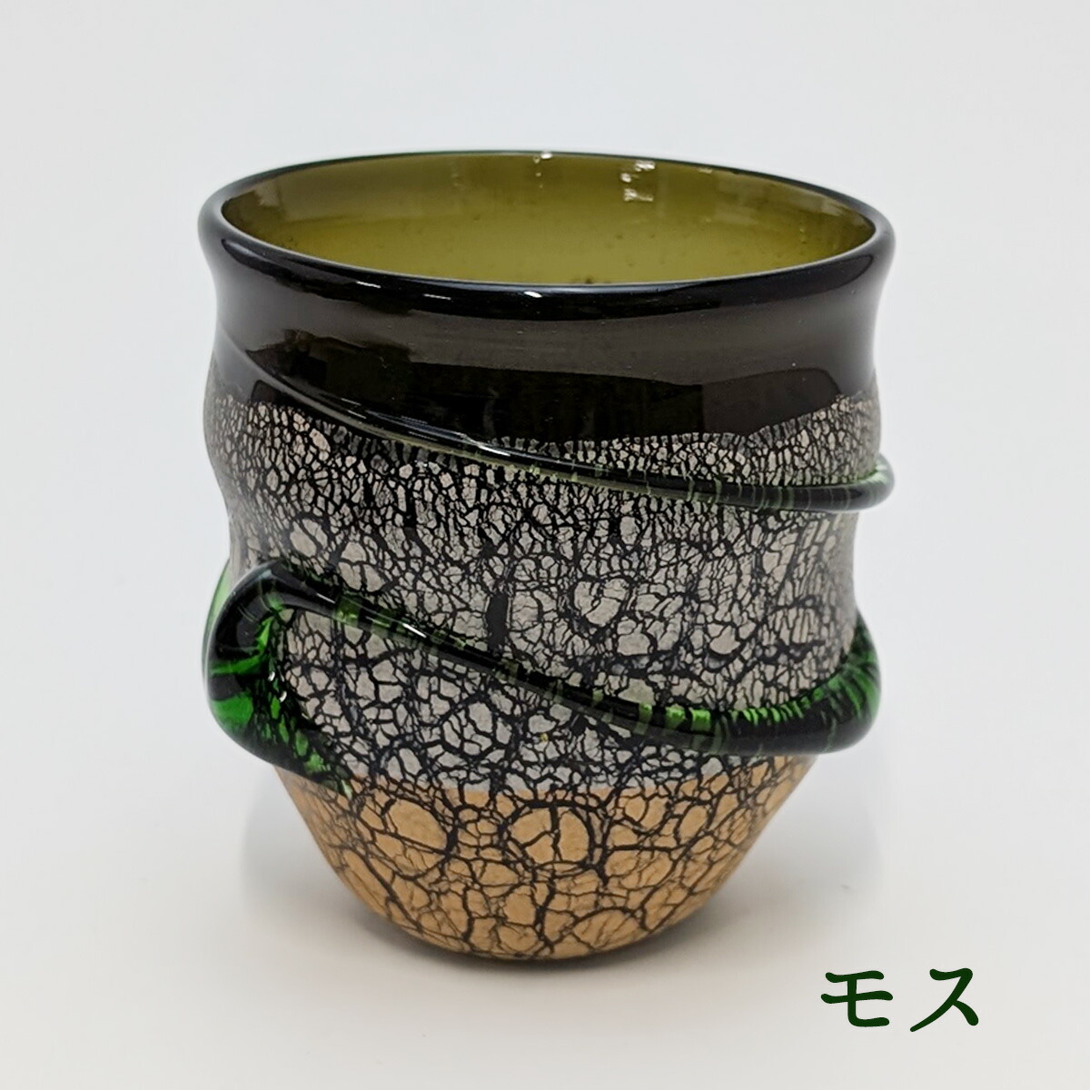 楽天市場】宙吹ガラス工房虹 稲嶺盛一郎 琉球ガラス 土紋波巻宙吹