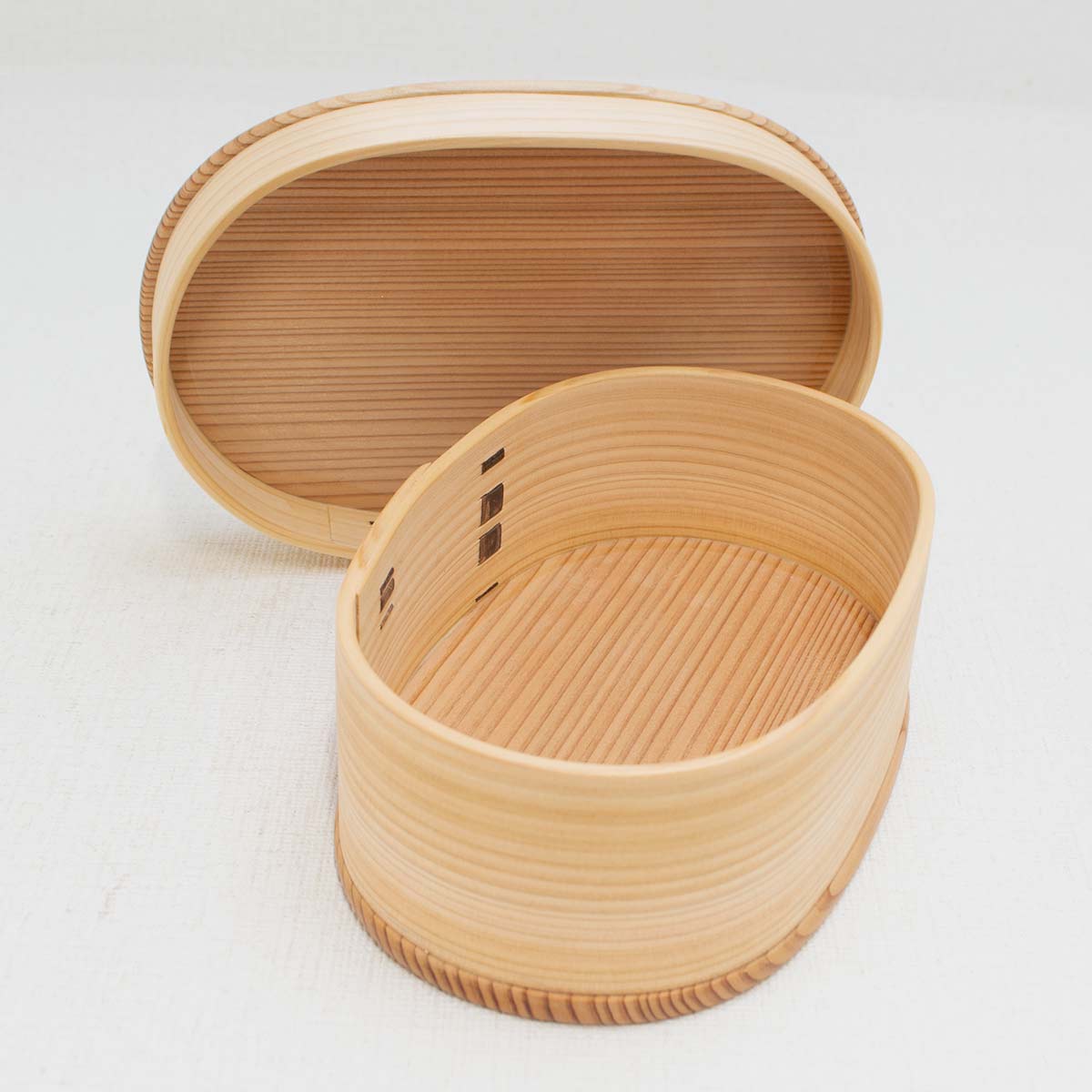 楽天市場】淋正司(そそぎ工房)作 曲げわっぱ 楕円浅ふた こばん弁当箱