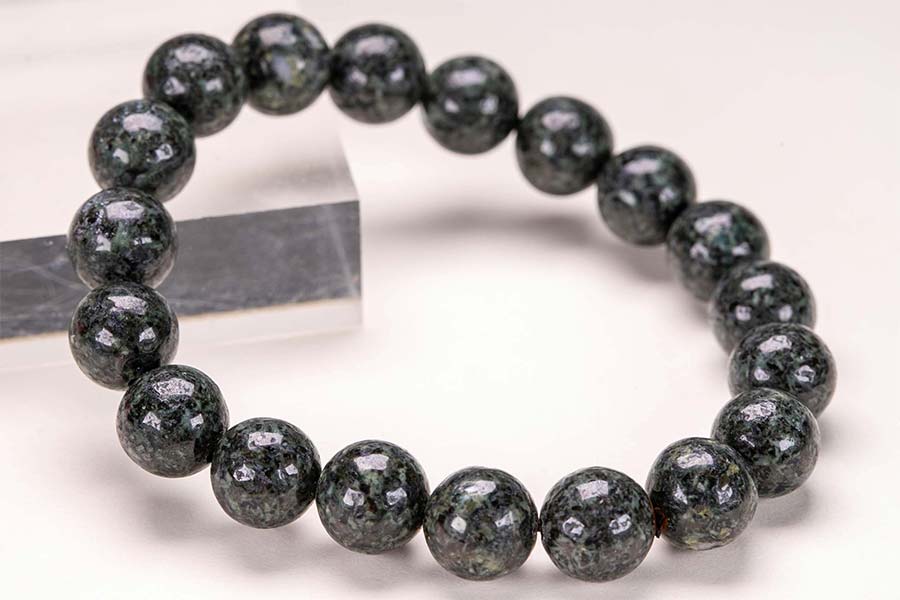 楽天市場】プレセリブルーストーン ブレスレット 粒経8.2mm ストーン