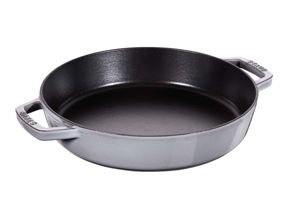 楽天市場】【公式】 ストウブ 両手フライパン ラウンド 26cm グレー