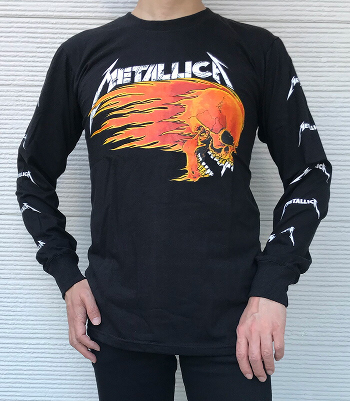 楽天市場】メタリカ 長袖 ロンT metallica tシャツ ロングスリーブ