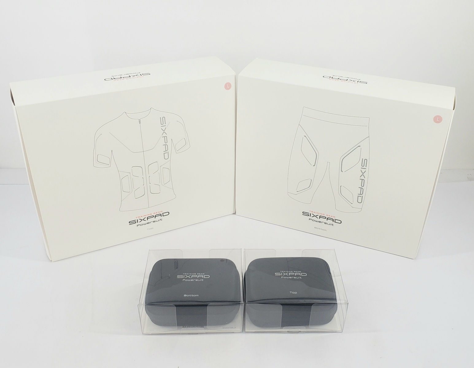 楽天市場】【ほぼ未使用品】SIXPAD POWER SUIT ボトム トップ Lサイズ