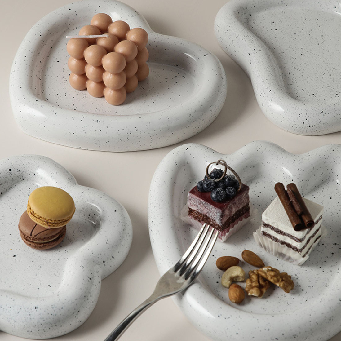 楽天市場】ラウンド デザイン プレート 磁器 お皿 食器 中皿 器