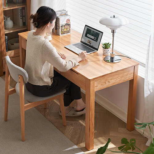 楽天市場】書斎机 パソコンデスク 机 テレワーク 書斎デスク 学習机 PC