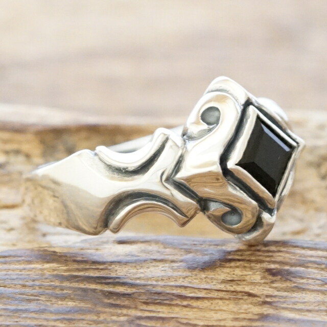 楽天市場】エムズコレクション(M's collection)オニキス リング メンズ