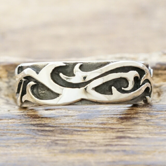 楽天市場】トライバル リング メンズ レディースシルバー 925 指輪