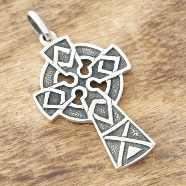 楽天市場】ケルト クロス ネックレスメンズ レディースシルバー 925