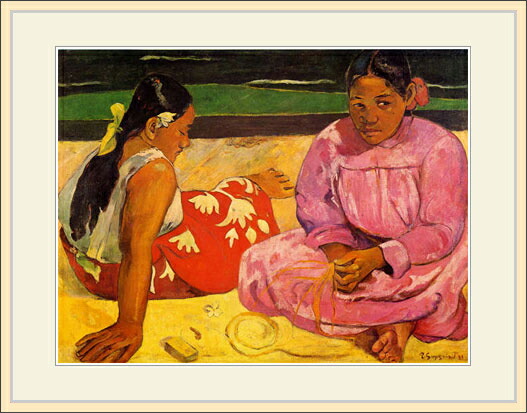 楽天市場】ゴーギャン・「海辺の二人の女」 : グーピルギャラリー