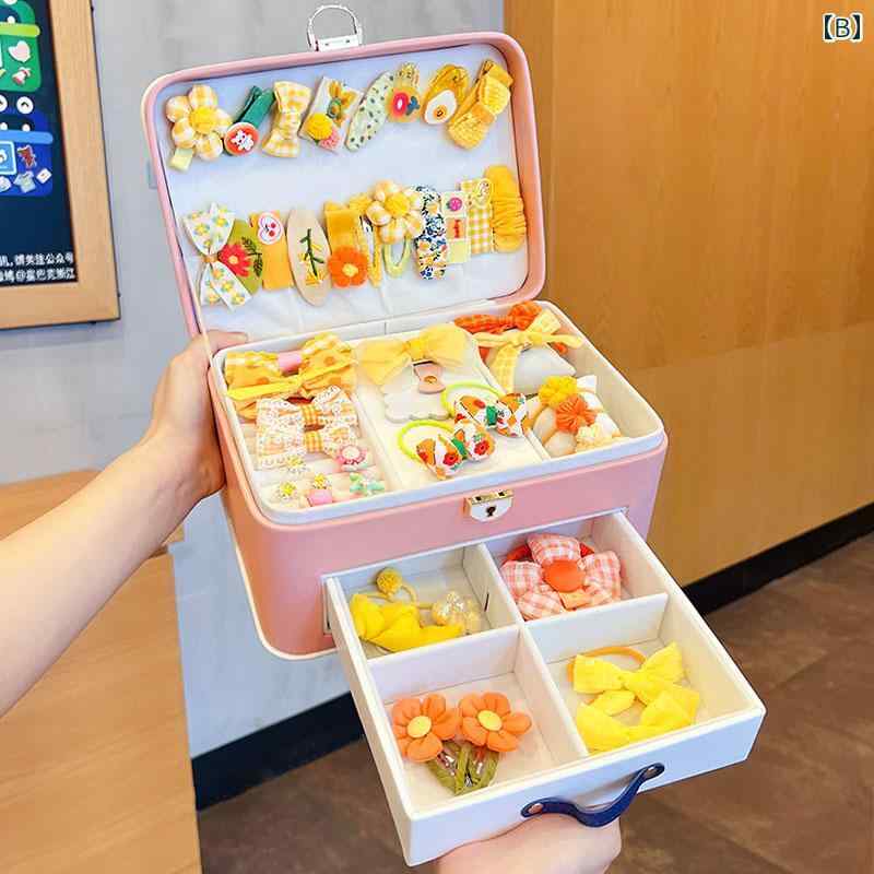 楽天市場】ヘア アクセサリー セット キッズ ジュエリーボックス 子供