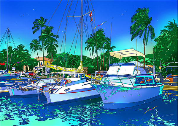 楽天市場】◇ 鈴木英人「マリン ウィスパー 2」 2017年 EMグラフ 額付