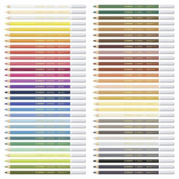 楽天市場】スタビロ カーブオテロ 水彩パステル 色鉛筆 60色セット