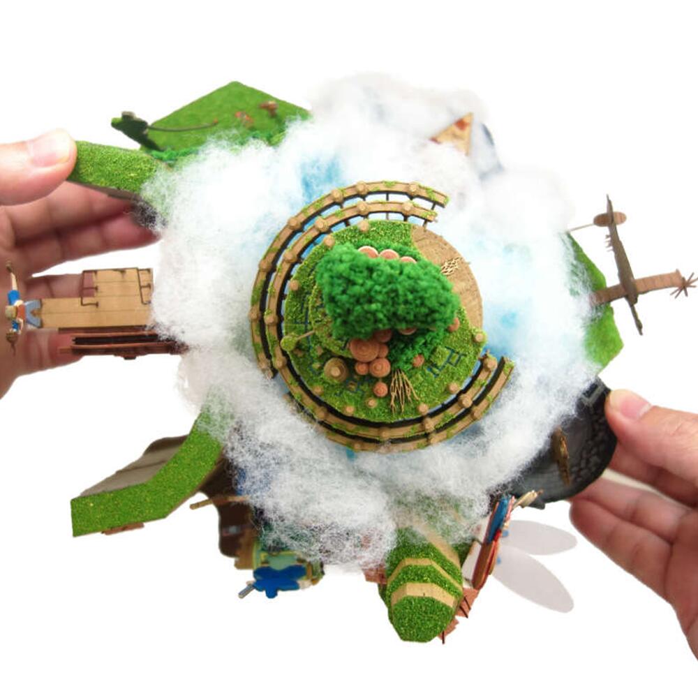 楽天市場】天空の城ラピュタ みにちゅあーとキット【ジオラマ】 ＜MK07