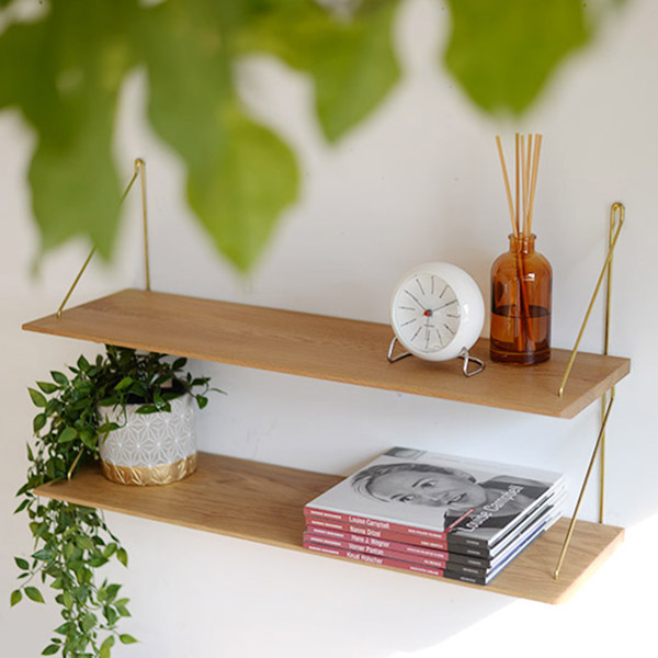 楽天市場】kilta wall shelf （oak） ウォールシェルフ オーク 幅72cm