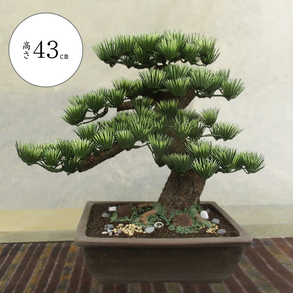 楽天市場】盆栽 松 フェイクグリーン おしゃれ 人気 造花 リアル