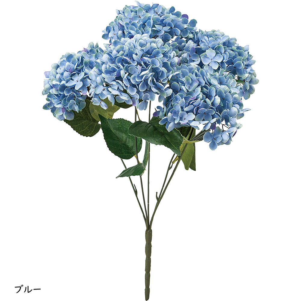 楽天市場】紫陽花 あじさい 造花 おしゃれ アジサイ ブルー 青 緑