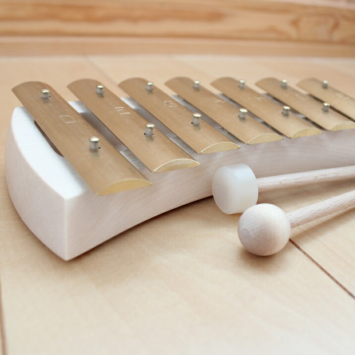 楽天市場】鉄琴 アウリスグロッケン ペンタトニック 7音 楽譜付 楽器