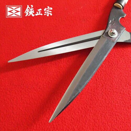 楽天市場】□鋏正宗 鋭型刈込鋏 210mm (No.127) 安来鋼白紙 本職用