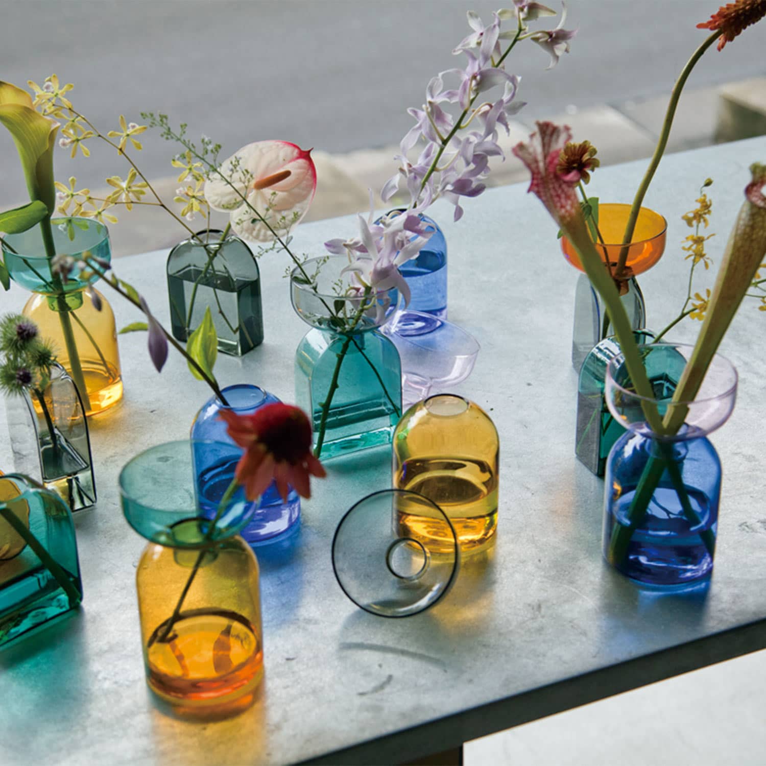 楽天市場】amabro アマブロ TWOTONE VASE ツートーン ベース フラワー