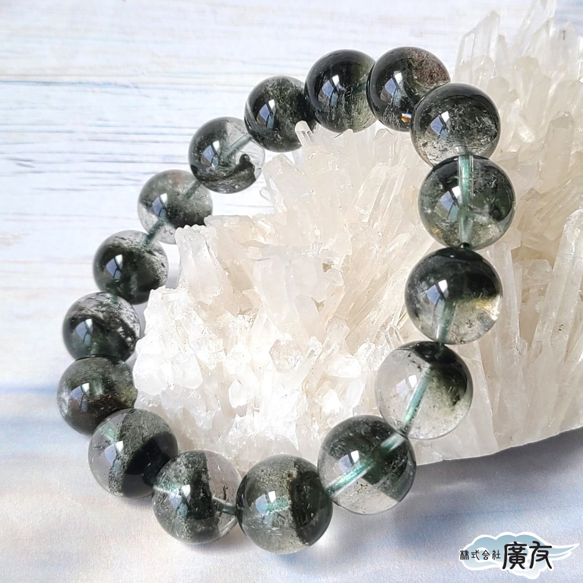 楽天市場】天然石 グリーン ガーデンクォーツ ブレスレット 緑 緑色の