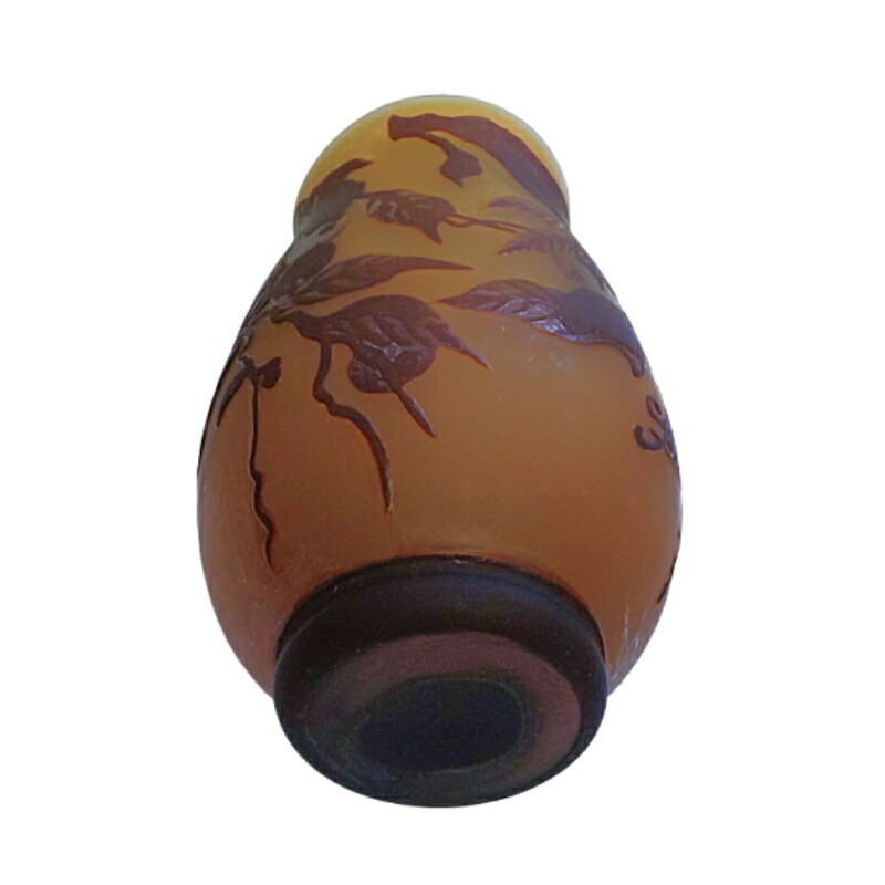 楽天市場】エミール ガレ 花瓶 現代版 ガラス フラワーベース 植物柄