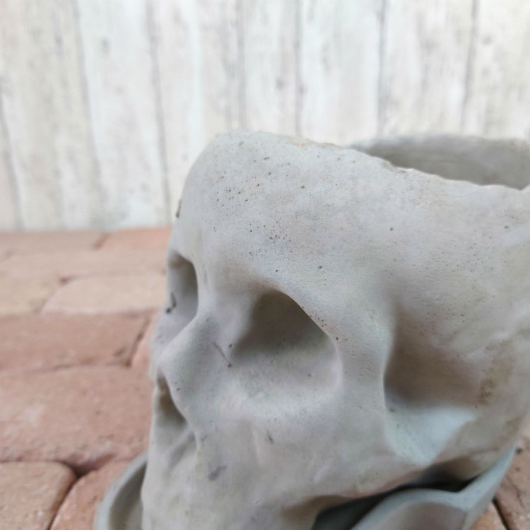 楽天市場】植木鉢 おしゃれ コンクリートポット CC038-220 16cm x 22cm