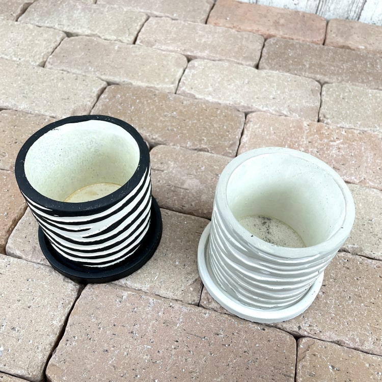 楽天市場】植木鉢 おしゃれ 珍しいゼブラ柄の植木鉢 UN467-100 3号