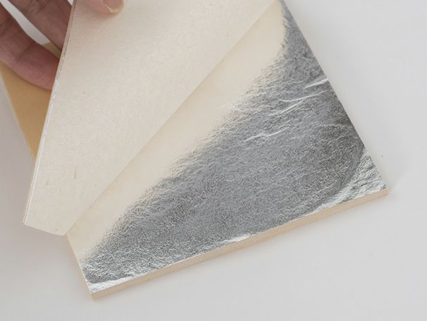 楽天市場】「純銀箔 100枚入（4寸2分）」純銀箔 銀箔 銀 4寸2分 silver