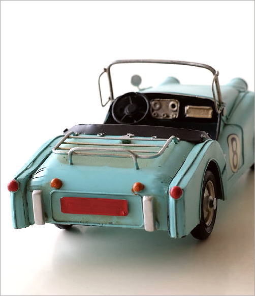 楽天市場】置物 オブジェ スポーツカー おもちゃ アンティーク