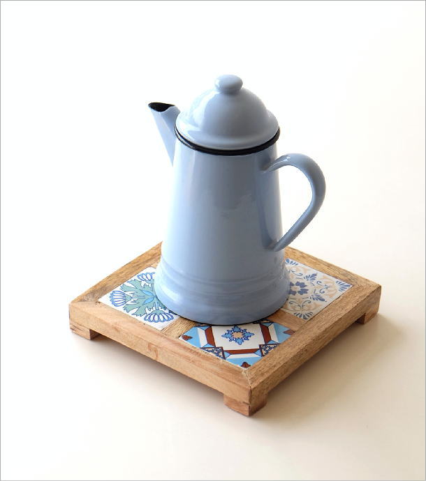 楽天市場】鍋敷き 鍋しき 木製 おしゃれ ポットスタンド 天然木 無垢材