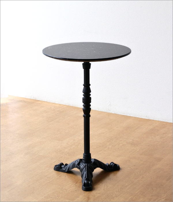 楽天市場】カフェテーブル 大理石 丸 1本脚 高さ60cm コンパクト