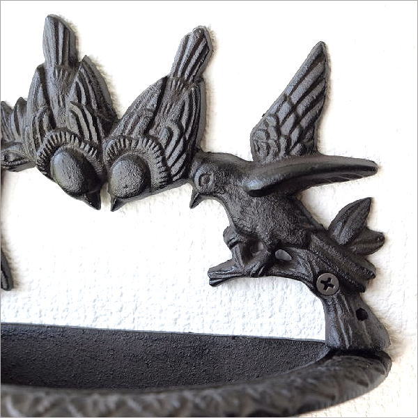 楽天市場】バードフィーダー おしゃれ 壁掛け アイアン バードバス