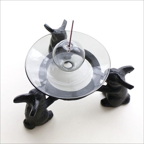 楽天市場】火鉢 五徳 鉄 うさぎの五徳 : ギギliving