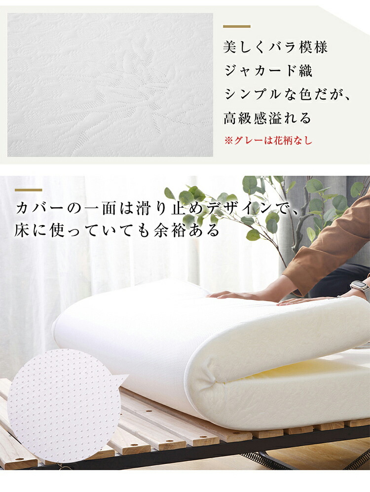 楽天市場】高反発 マットレス 腰痛 シングル セミダブル ダブル 一体型
