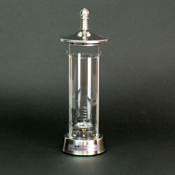 楽天市場】ローソク立て ステン/ガラス風防 BY-2 【ステン/ガラス】1