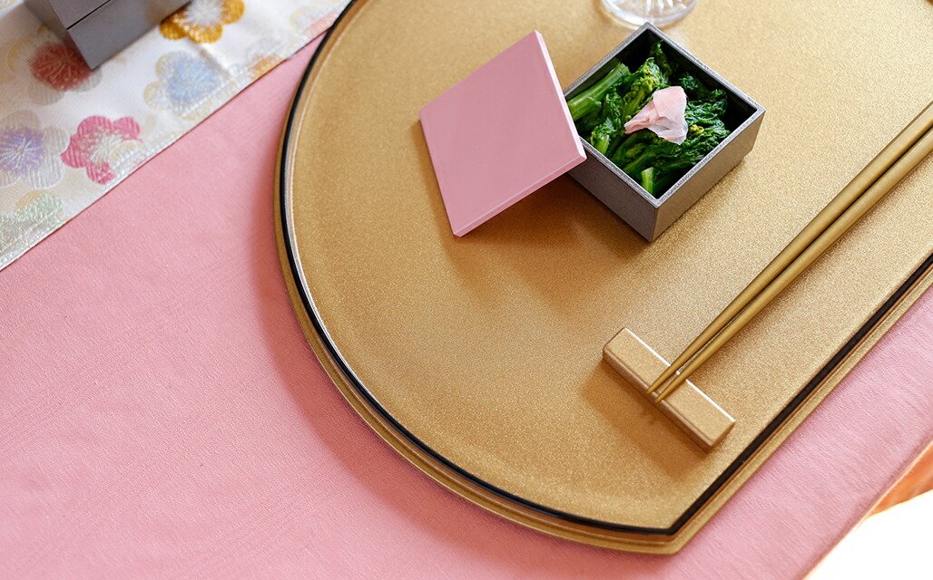 楽天市場】【クーポン配布中】半月プレイスマット 折敷 リバーシブル