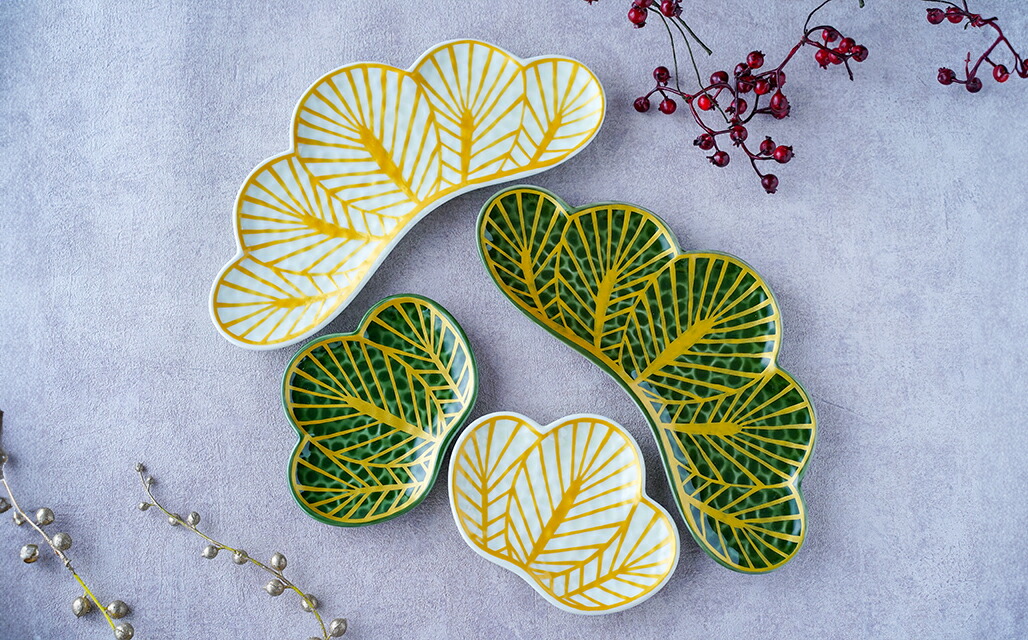 楽天市場】【クーポン配布中】錦金松葉型 前菜皿 25cm 幸楽窯 有田焼