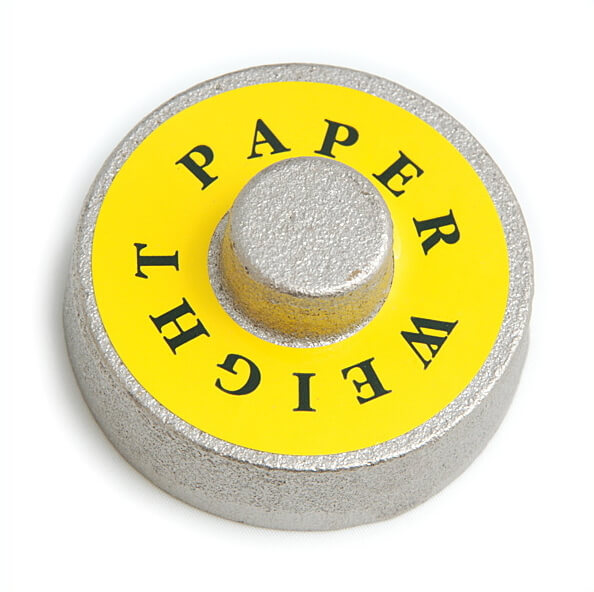 楽天市場】丸型文鎮(文チン・ブンチン・ぶんちん) 小 直径65mm 約400g