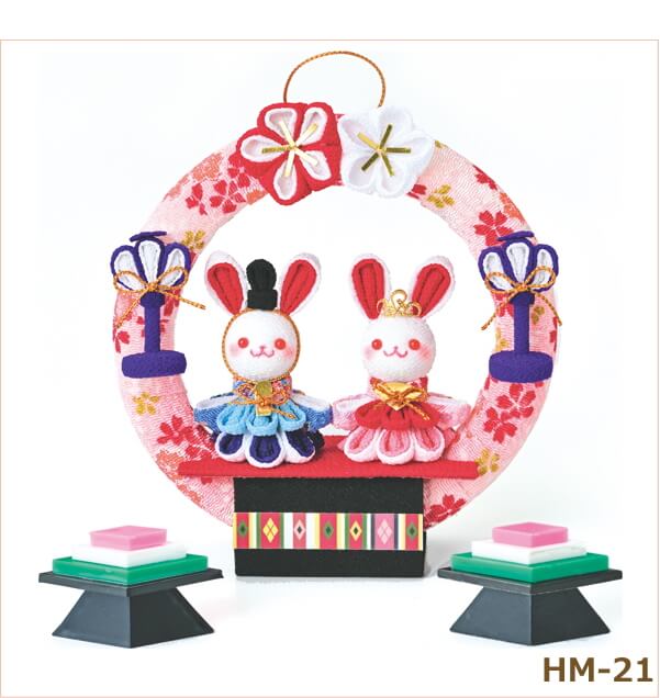 楽天市場】お雛様 つまみ細工で作る 円満わっか 雛 手作りキット