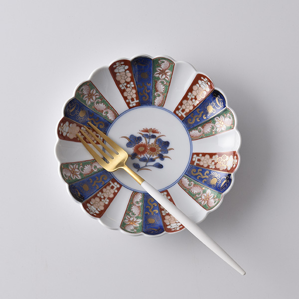 楽天市場】見込菊花紋 5号 皿16cm 林九郎窯 石丸陶芸 ミニョン 波佐見