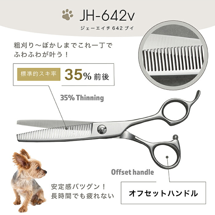 楽天市場】【ペットトリミング用 セニング シザー】【送料無料】JH