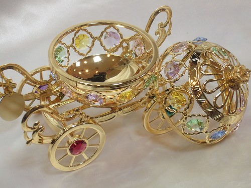 楽天市場】SWAROVSKI CRYSTALスワロフスキーオブジェ：かぼちゃの馬車