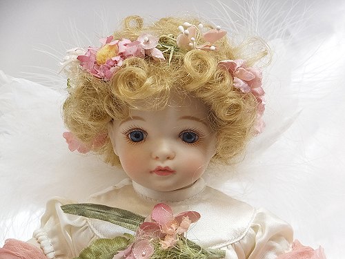 楽天市場】若月まり子 ビスクドール「ベビーエンジェル：ピンク」【楽