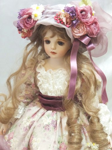 楽天市場】若月まり子 創作ビスクドール「ジュリエンティーヌ」若月