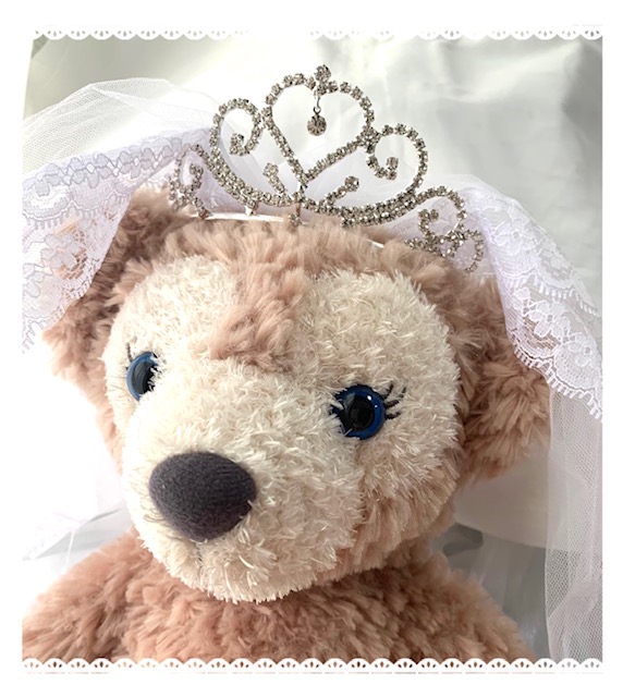 楽天市場】【ティアラ付きベール単品】ウェルカムドール ダッフィー