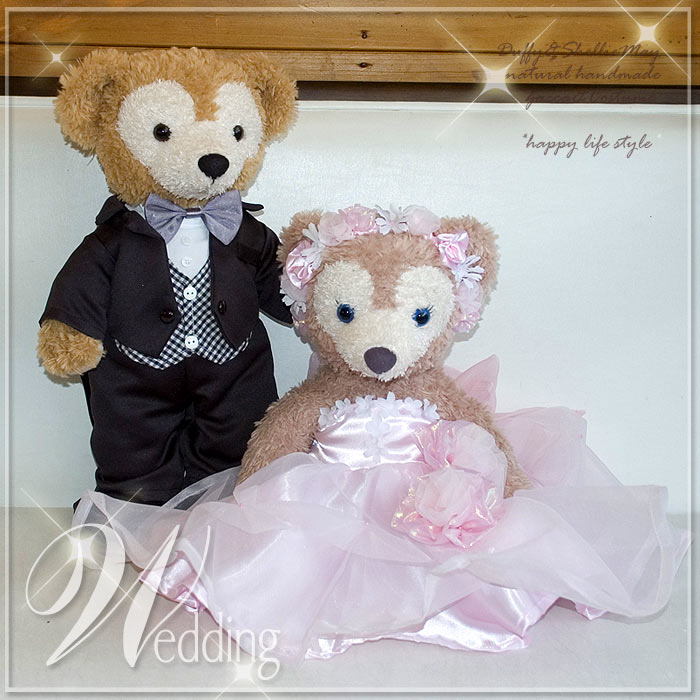 楽天市場】ダッフィー シェリーメイ ウエディング ペア Sサイズ 43cm