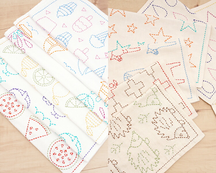 楽天市場】原ウール 図案に沿って刺すだけ！かんたんキット 刺し子の