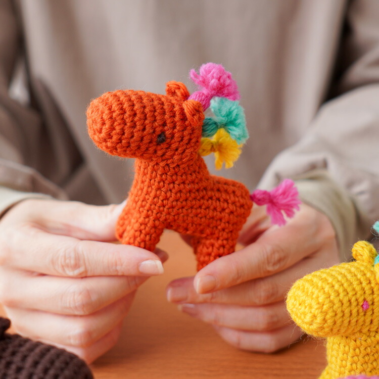 楽天市場】編み物キット 干支のあみぐるみ 午 2026 干支 あみぐるみ