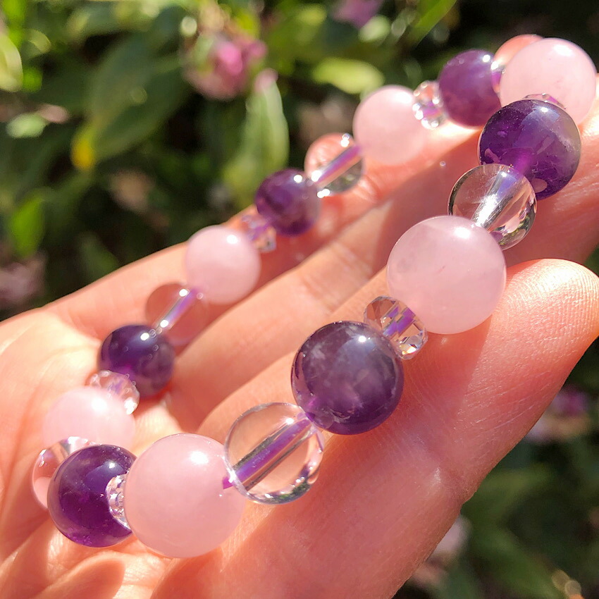 楽天市場】【気分の落ち込みを予防する組み合わせ】アメジスト＆ローズ