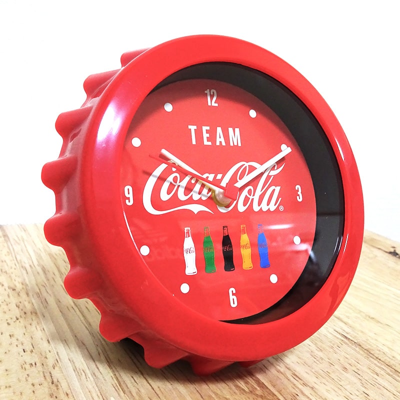 楽天市場】コカコーラ 時計 Coca-Cola Bottle Cap Clock レッド レトロ