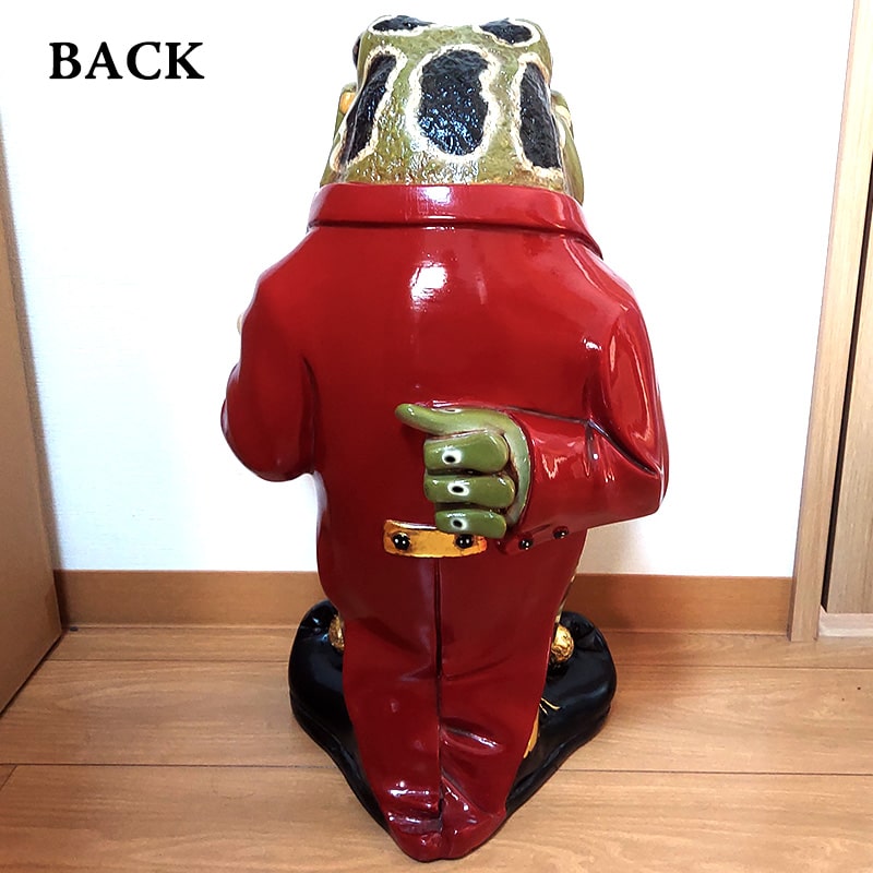 楽天市場】置物 レストラン フィギュア フロッグバトラー オブジェ